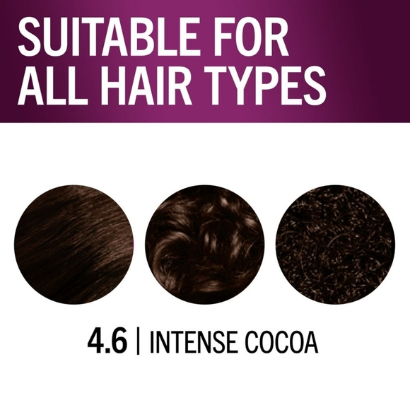 NEW Schwarzkopf Keratin Color Permanent Hair Color 4.6 Intense Cocoa Covers Gray - Picture 5 of 7